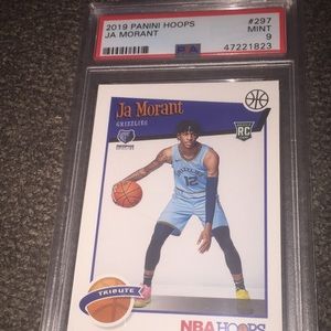 Ja.Morant hoops rookie psa 9